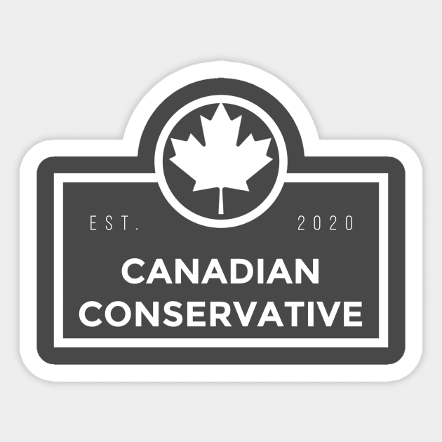 Canadian Conservative V1 Sticker by Canadian Conservative